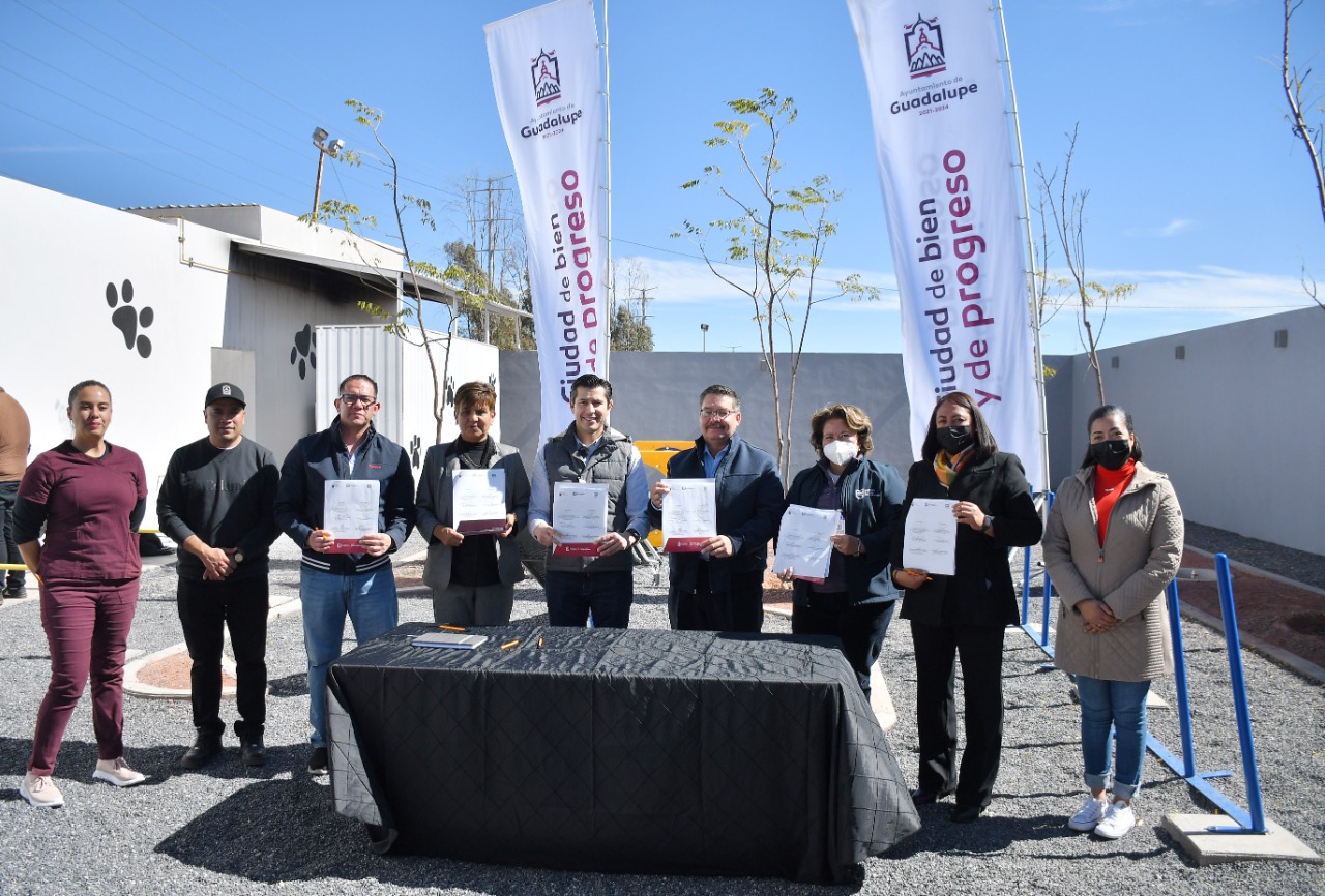 Con firma de Convenio Julio César Chávez reafirma compromiso con el bienestar animal.