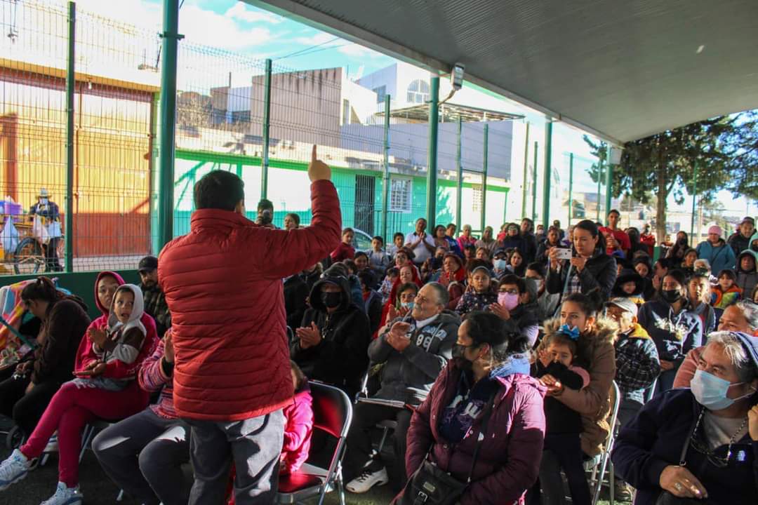 REHABILITA AYUNTAMIENTO LA CANCHA DEPORTIVA DE LOMAS DE LA PIMIENTA