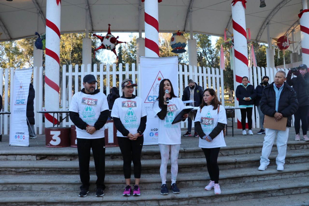 Realiza CDHEZ Carrera de Convivencia “Por los Derechos Humanos”