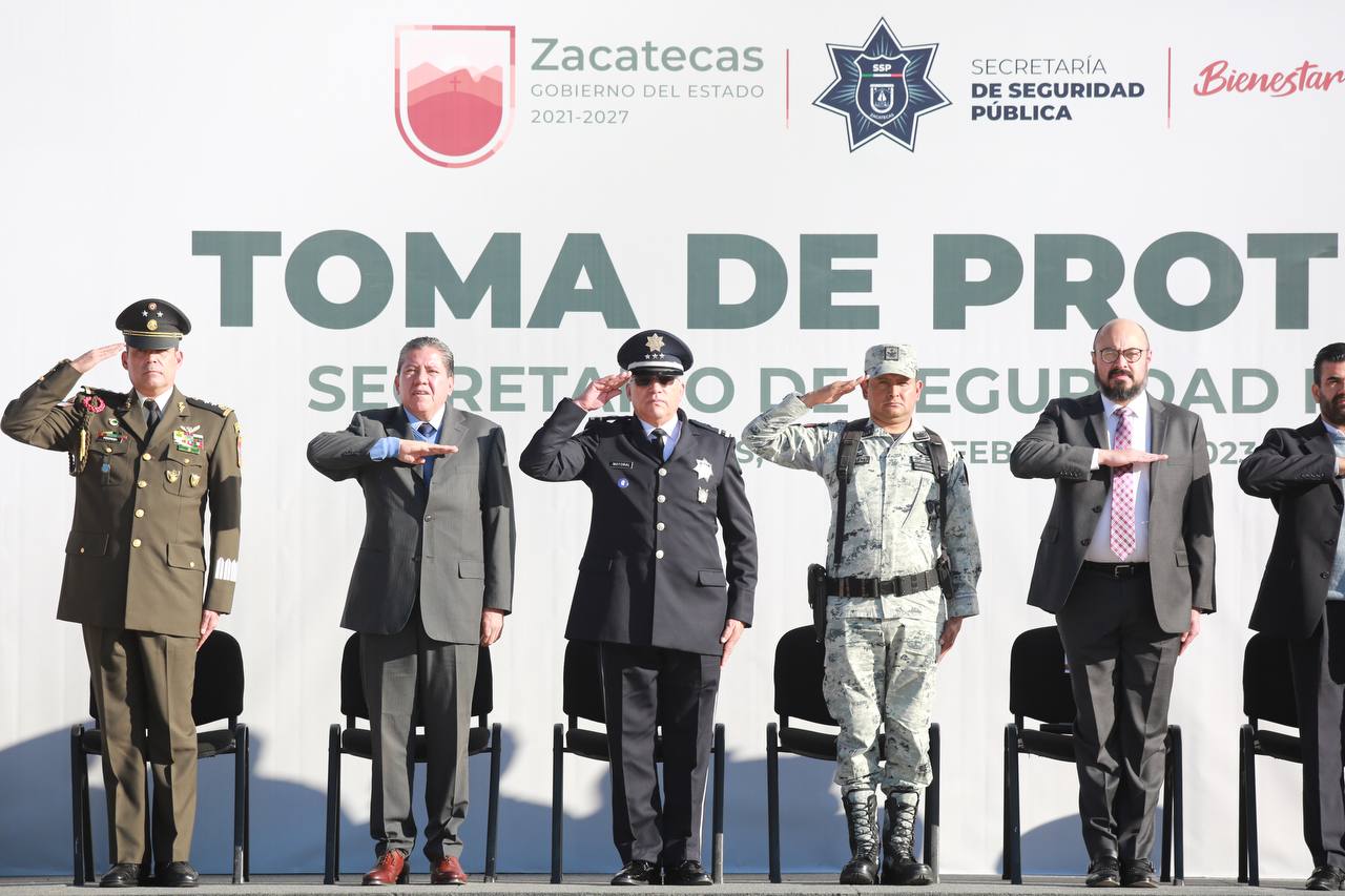 Convoca David Monreal a Pacto por la Paz en Zacatecas; toma protesta nuevo Secretario de Seguridad.
