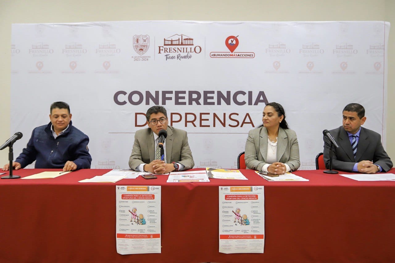FRESNILLO REALIZA LA CAMPAÑA DETECCIÓN OPORTUNA DE CÁNCER INFANTIL