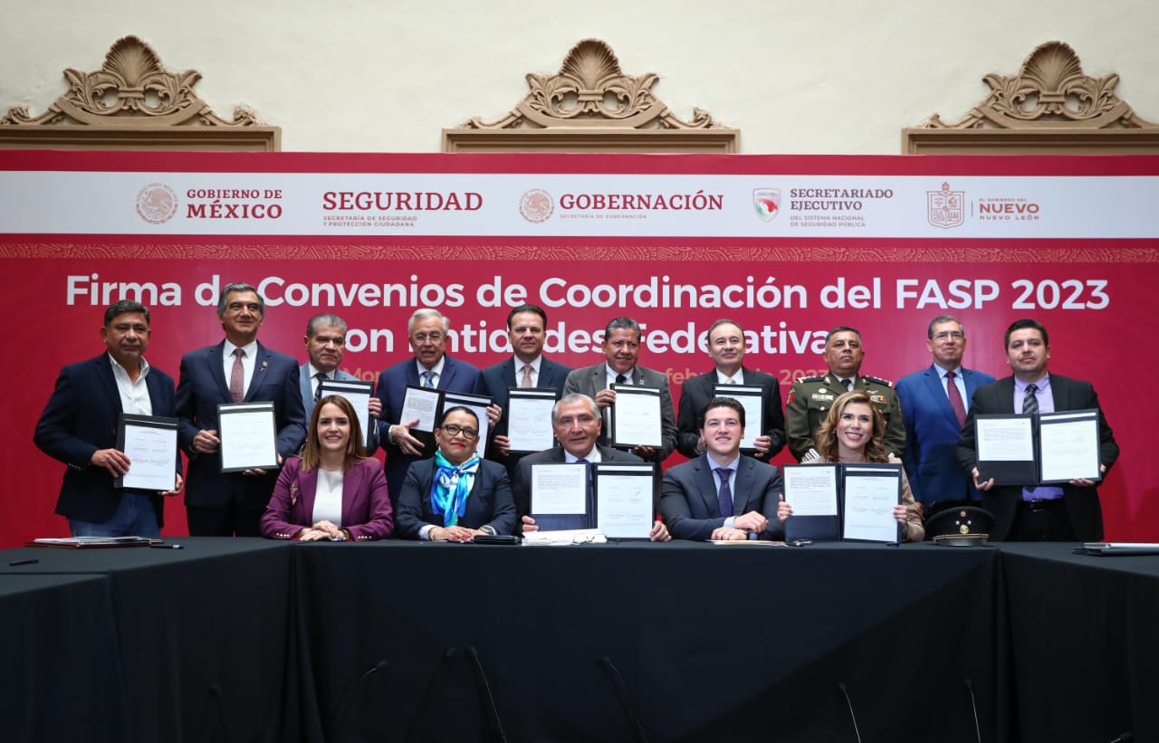 Firma David Monreal convenio por 212 mdp para fortalecer la seguridad en Zacatecas