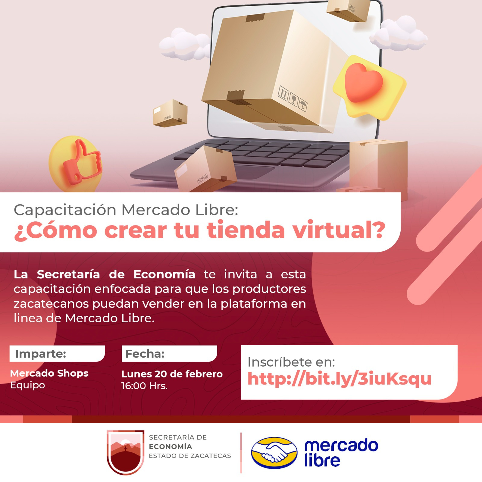 En conjunto con Mercado Libre, implementa Gobierno de Zacatecas capacitaciones para pequeños negocios