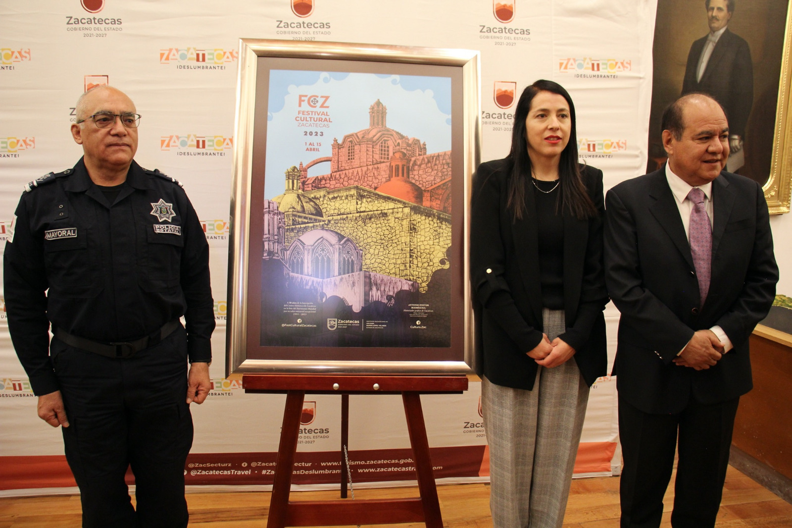 Autoridades de cultura, turismo y seguridad unen esfuerzos para la exitosa y segura celebración del Festival Cultural Zacatecas 2023