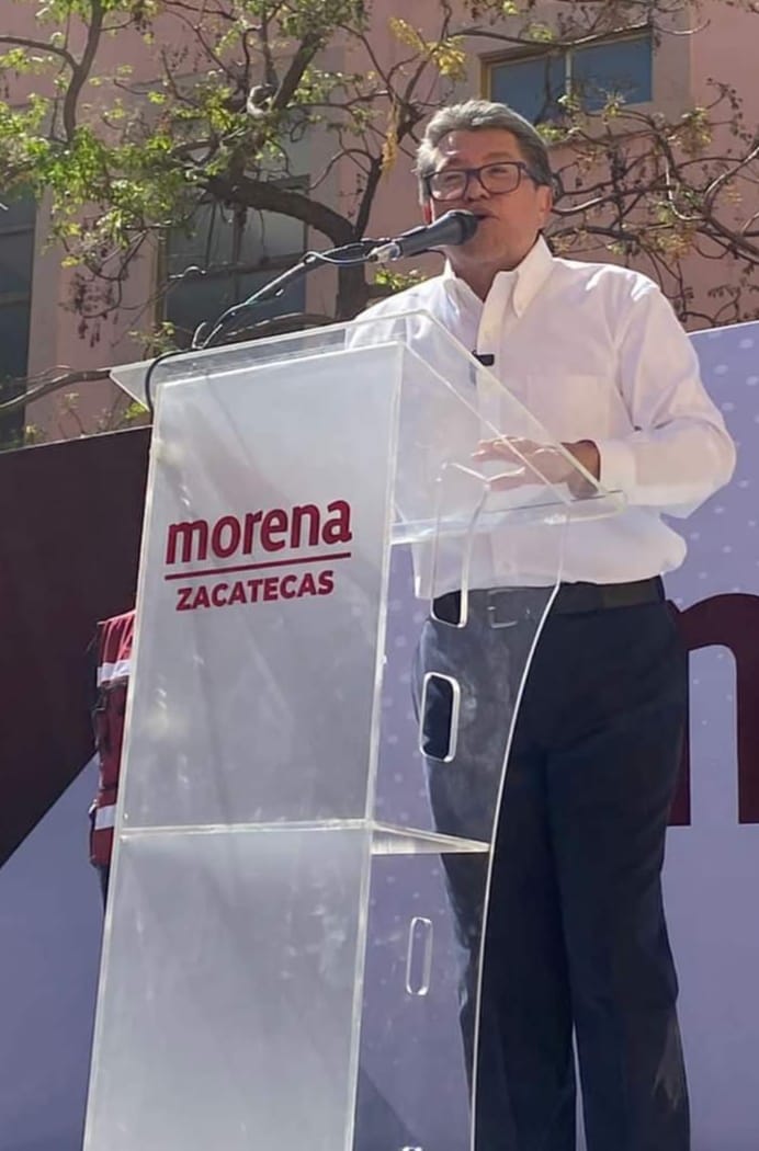 Ricardo Monreal en Primer Foro Informativo de Morena Zacatecas rumbo al proceso electoral 2024