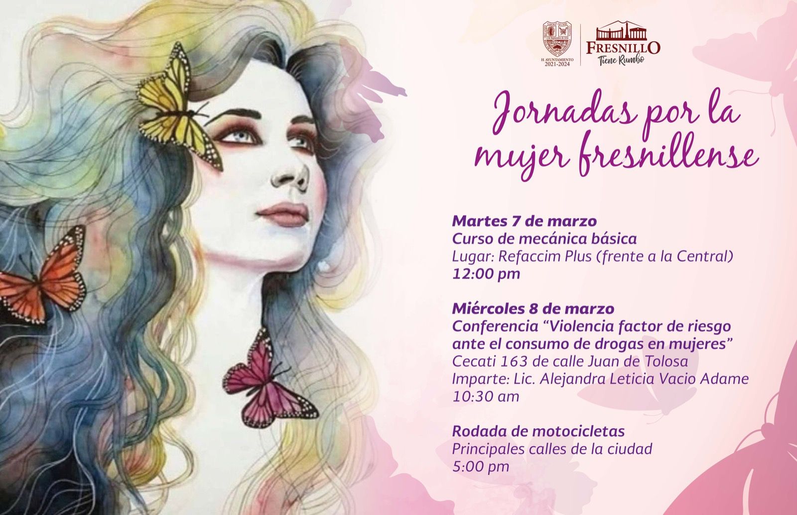 ANUNCIA SAÚL MONREAL LAS JORNADAS PARA LA MUJER FRESNILLENSE
