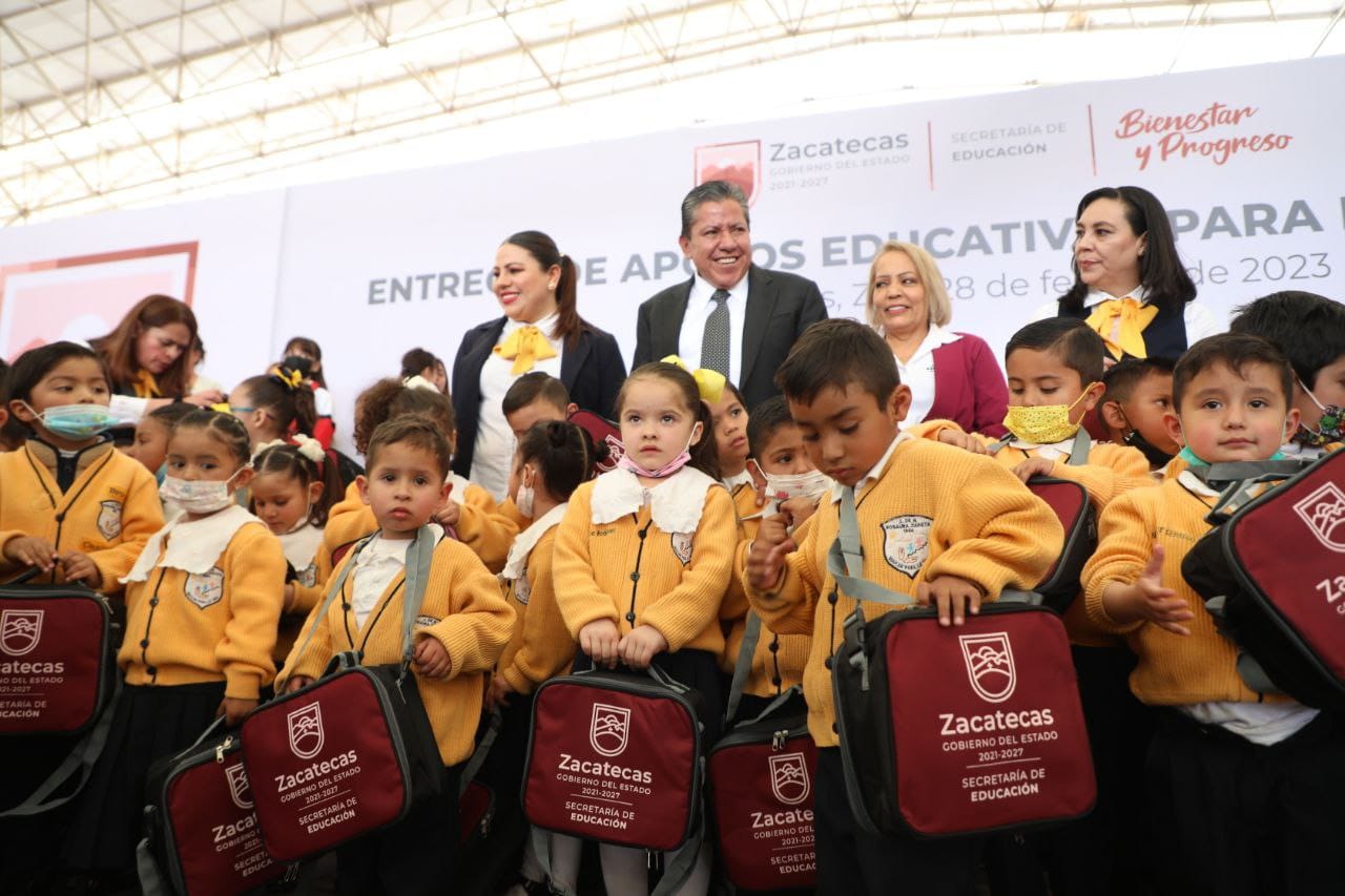 Destina Gobernador David Monreal más de 86 mdp a fortalecer la educación de niñas, niños y jóvenes zacatecanos 