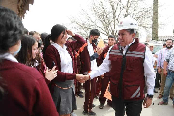 Cumple Gobernador David Monreal al pueblo de Trancoso con modernización de la carretera El Porvenir-Sauz de Calera
