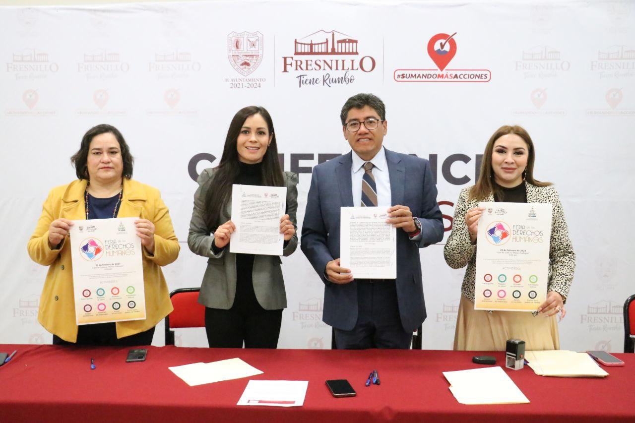 FIRMA MUNICIPIO CONVENIO DE COLABORACIÓN CON LA CDHEZ