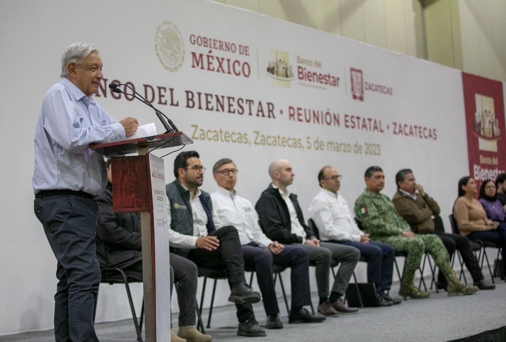 Sostienen Presidente Andrés Manuel y Gobernador David Monreal reunión del Banco del Bienestar
