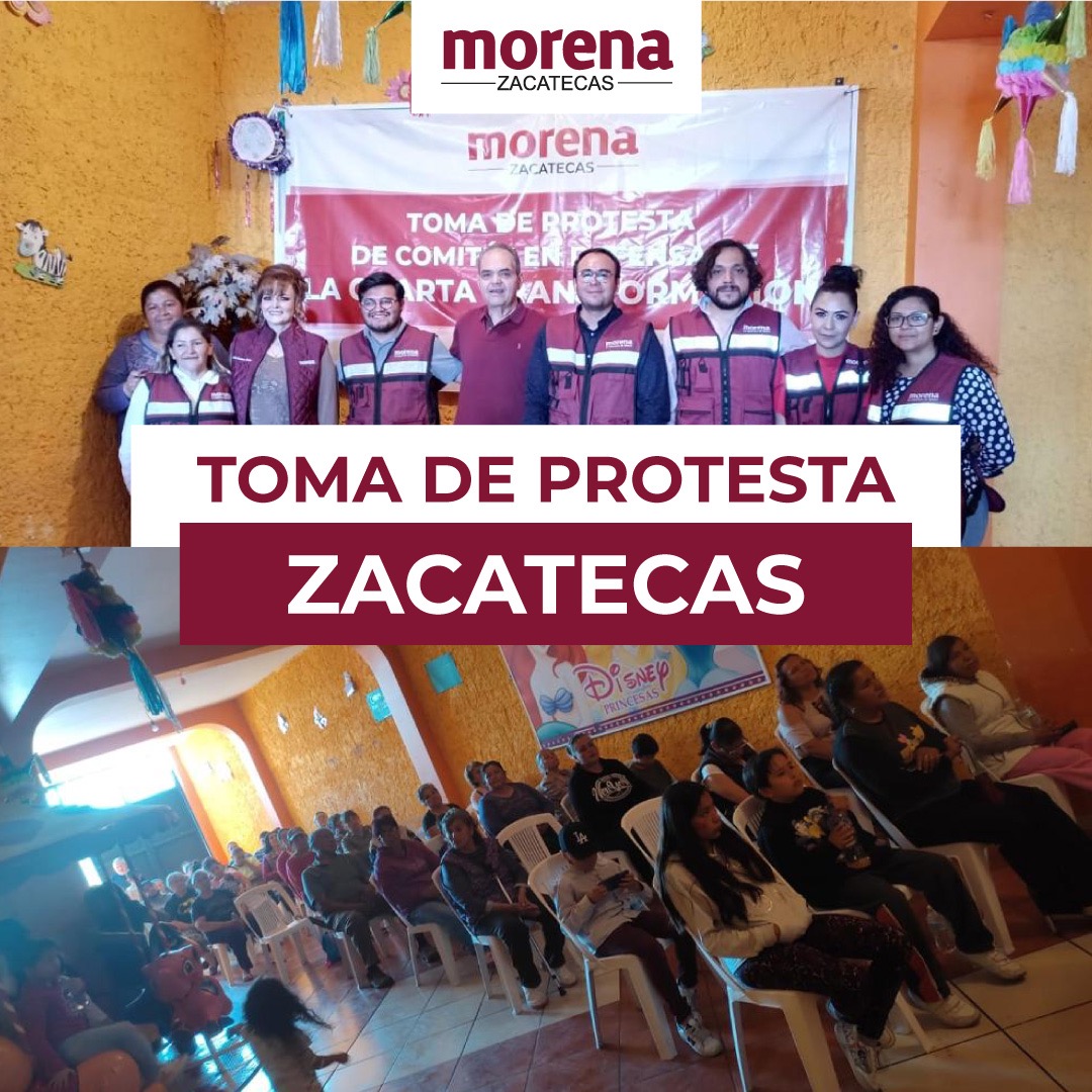 Realizan Jornadas Informativas sobre la Soberanía Energética y Tomas de Protesta a los Comités de Defensa de la Cuarta Transformación en Zacatecas