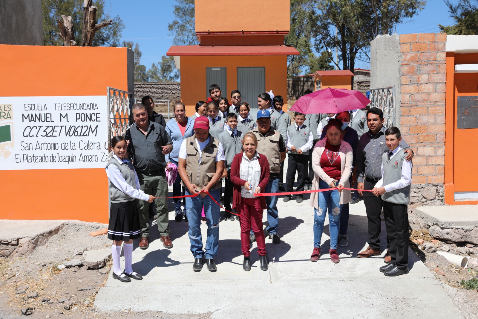Mejora Gobierno de Zacatecas escuelas de Joaquín Amaro; entrega obra solicitada desde hace 40 años