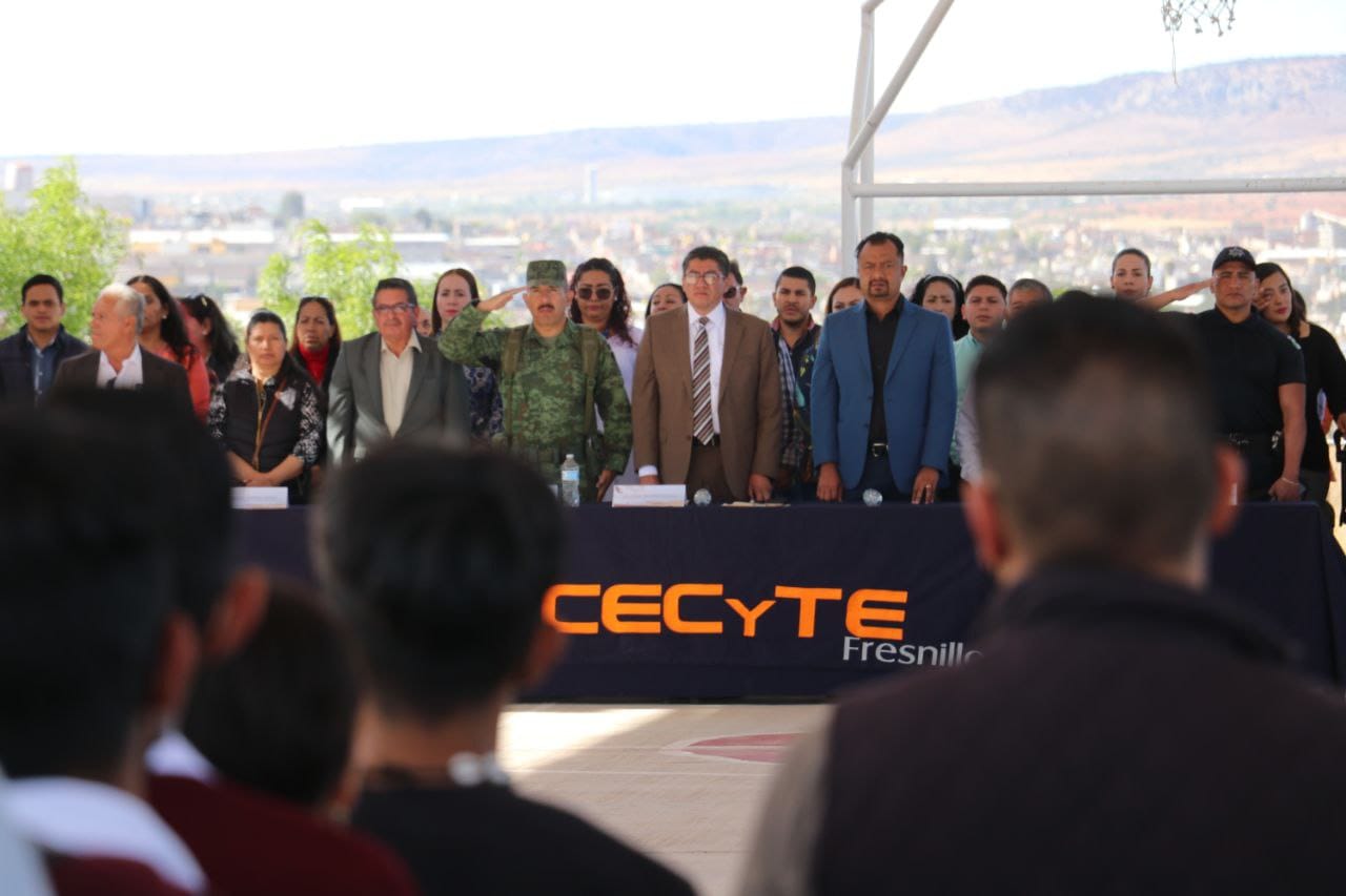 INAUGURA SAÚL MONREAL DOMO DEL CECyTEZ 08 ESTACIÓN SAN JOSÉ
