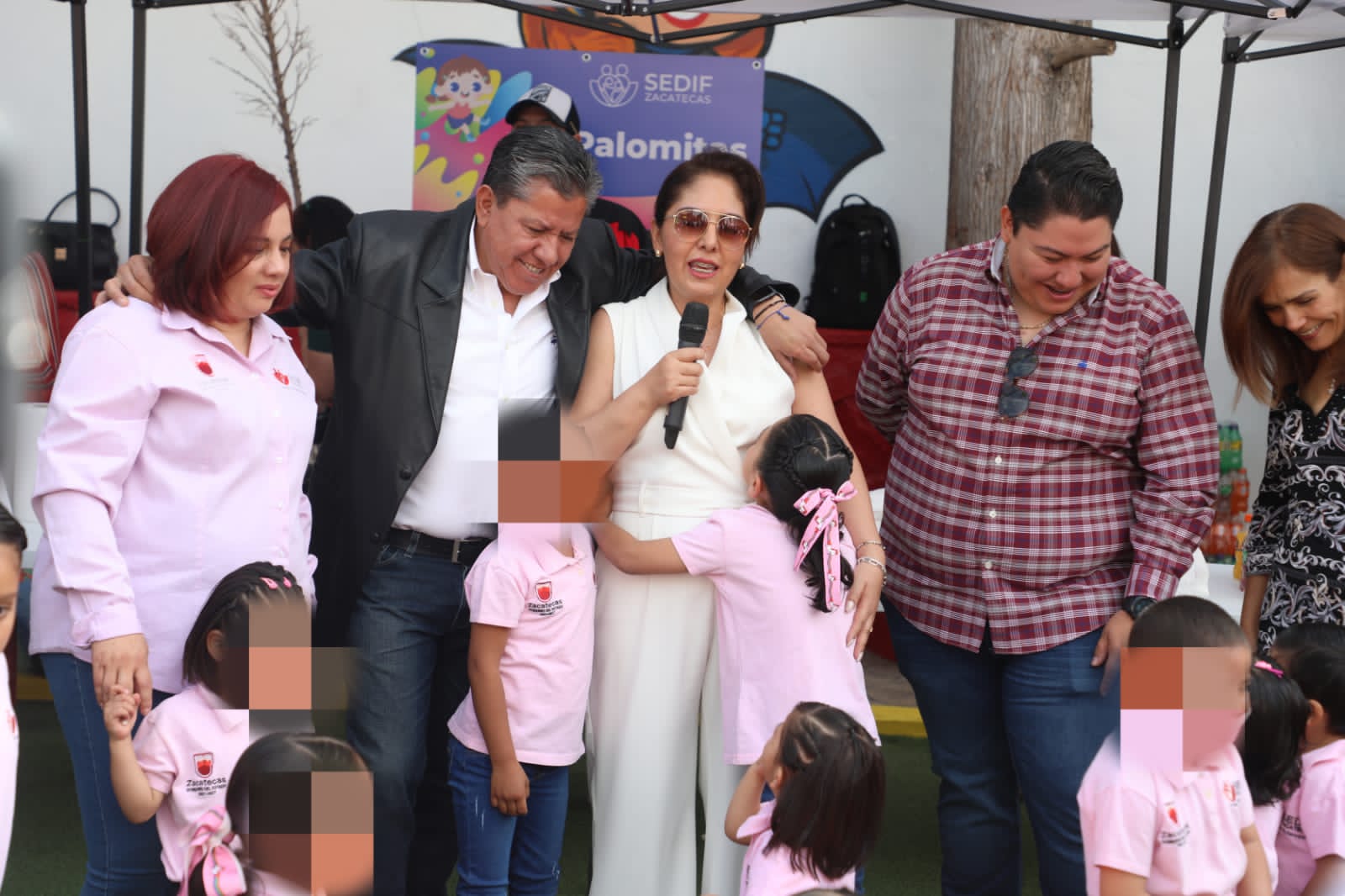 Gobernador David Monreal y Presidenta del SEDIF entregan a niñas y niños de la Casa Cuna un nuevo espacio de recreación
