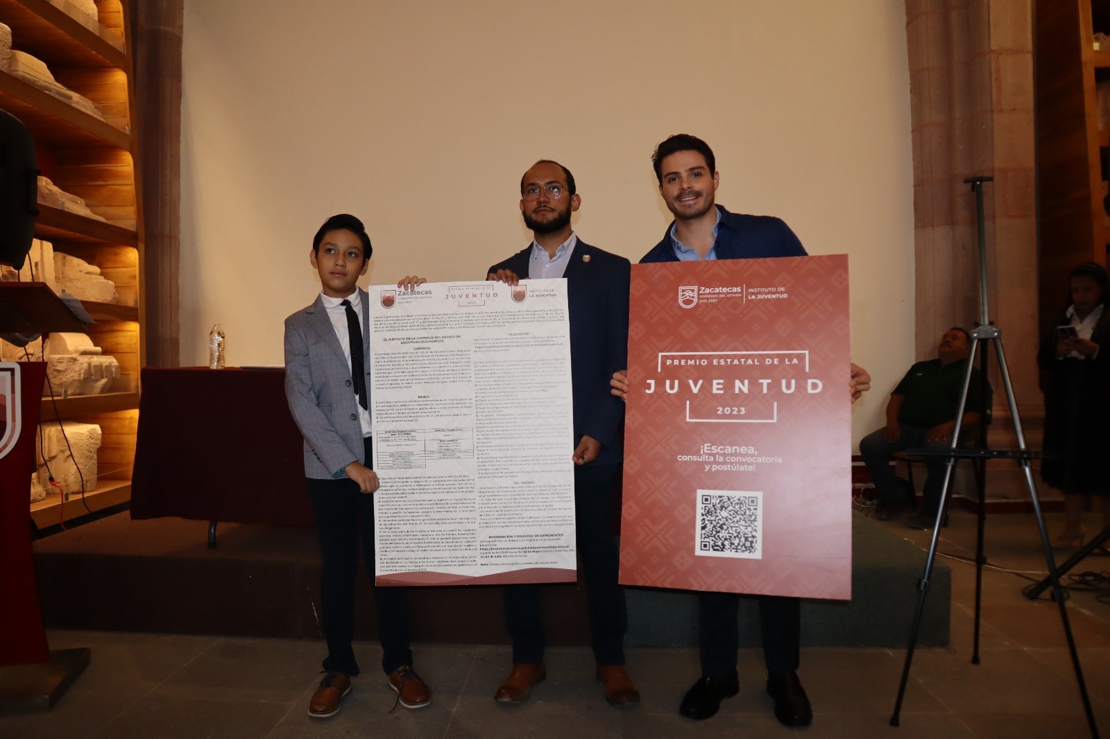 Presenta Gobierno de Zacatecas Convocatoria para el Premio Estatal de la Juventud 2023