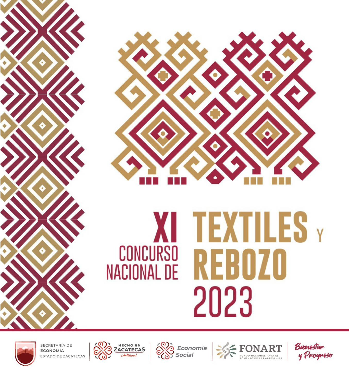 Invita Gobierno de Zacatecas a participar en el XI Concurso Nacional de Textiles y Rebozo 2023