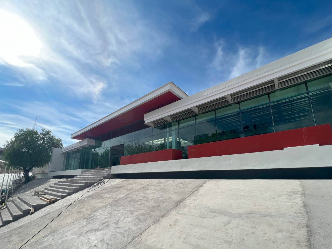 Por concluir, Gobierno de Zacatecas, la construcción del Gimnasio de Alto Nivel de la capital