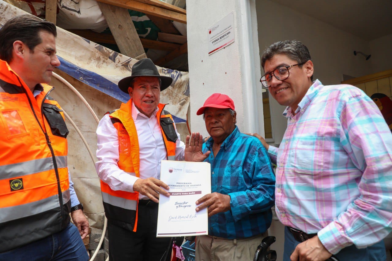Continúa Gobernador David Monreal Ávila dignificando la vivienda de los zacatecanos; invierte más de 9 mdp en Fresnillo