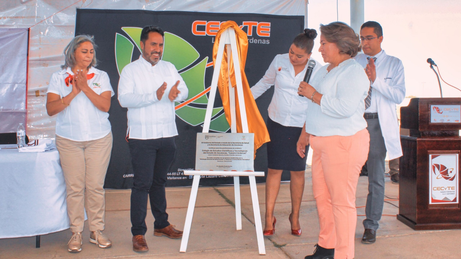 Logra plantel del Cecytez primera certificación como Escuela Promotora de la Salud a nivel Medio Superior