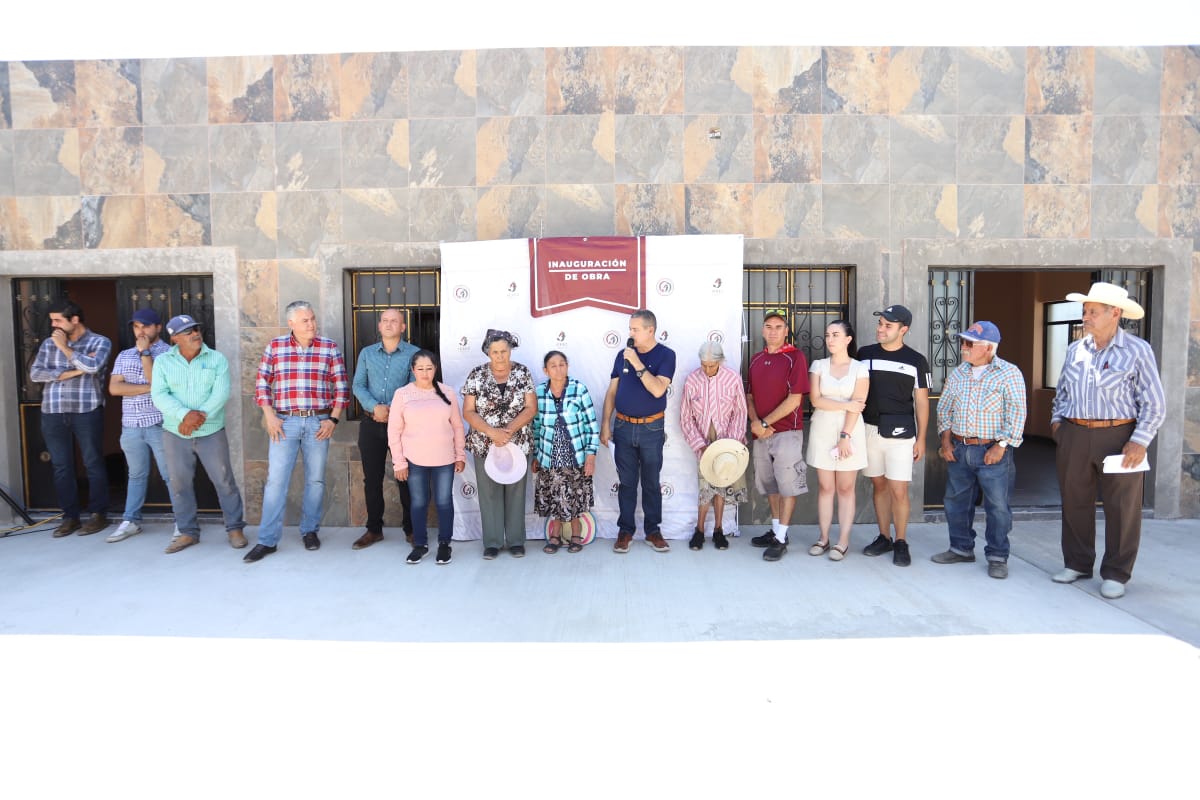 ENTREGAN OBRA DEL PROGRAMA 2 POR 1 EN LA COMUNIDAD LO DE NAVA, JEREZ