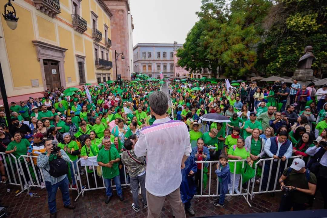 MANUEL VELASCO HACE COMPROMISO CON CIUDADANÍA DESDE MUNICIPIO DE ZACATECAS