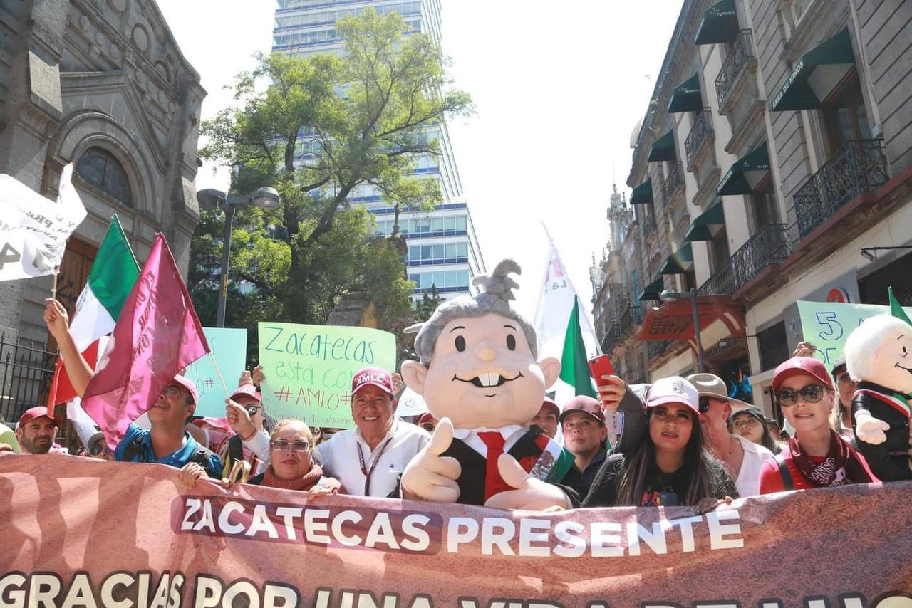 Celebra Gobernador David Monreal, junto con miles de zacatecanos, cinco años del triunfo de la cuarta transformación