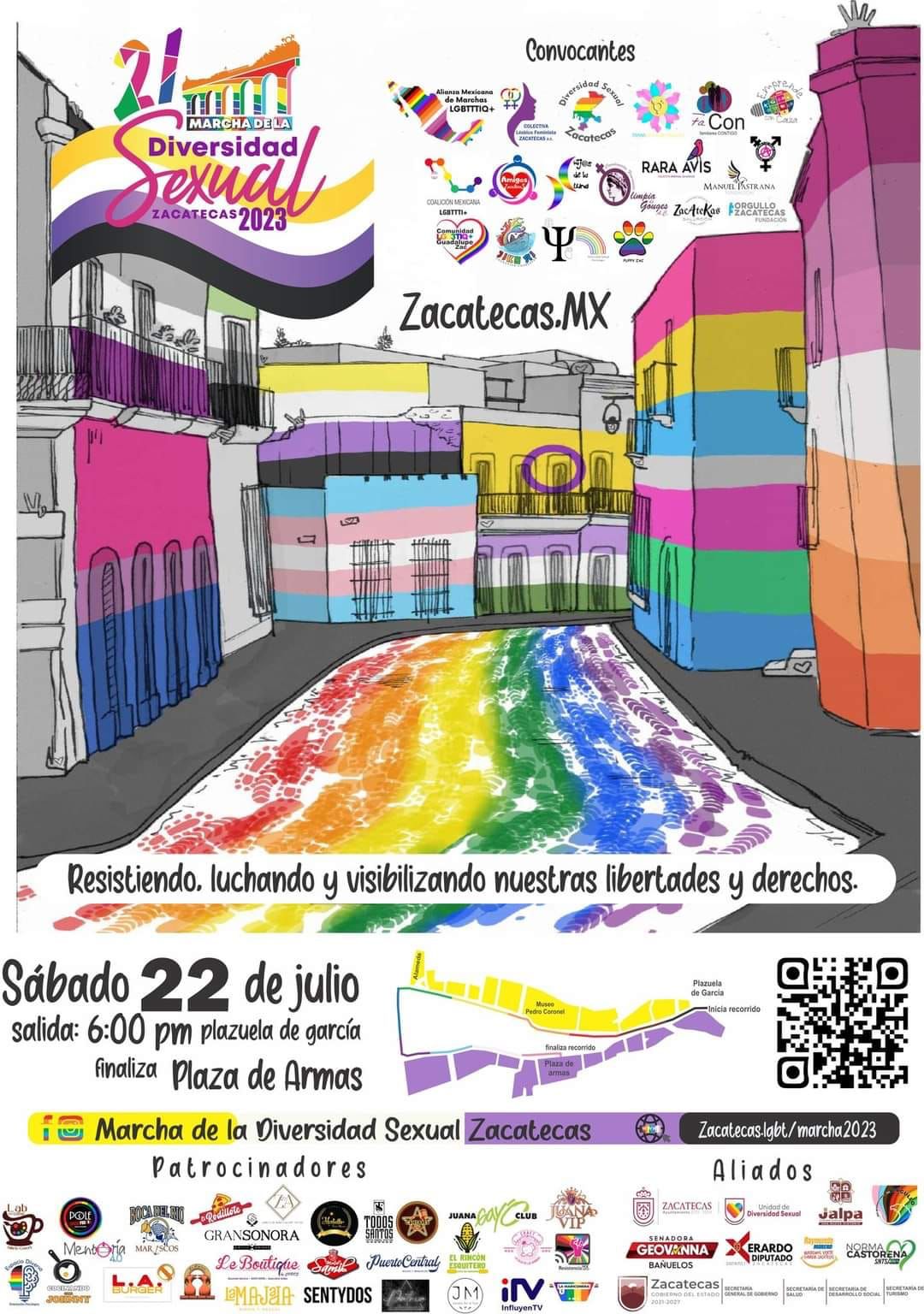 REALIZARÁN EN LA CAPITAL GRAN MARCHA DE LA DIVERSIDAD SEXUAL 2023