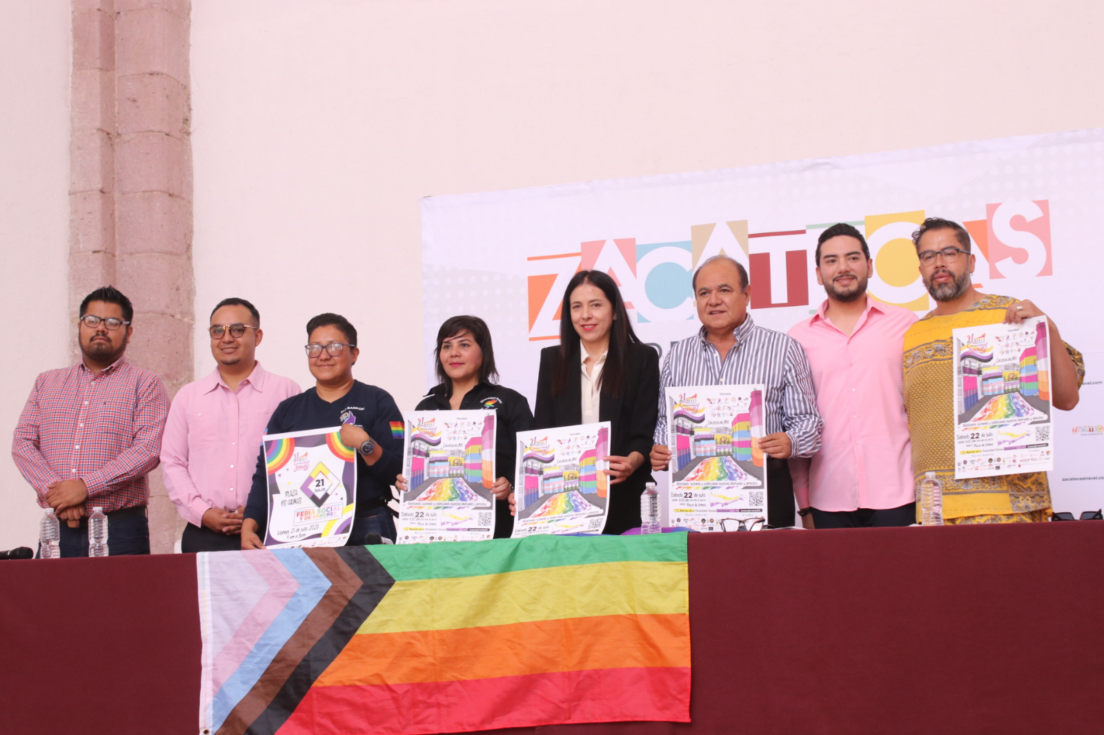 Marcha por la Diversidad Sexual en Zacatecas este sábado.