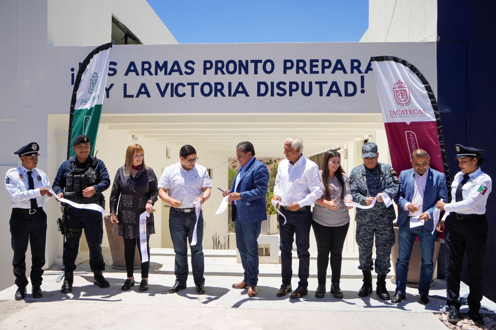 INAUGURAN AMPLIACIÓN DE LA CASA DE SEGURIDAD PÚBLICA DEL MUNICIPIO DE ZACATECAS
