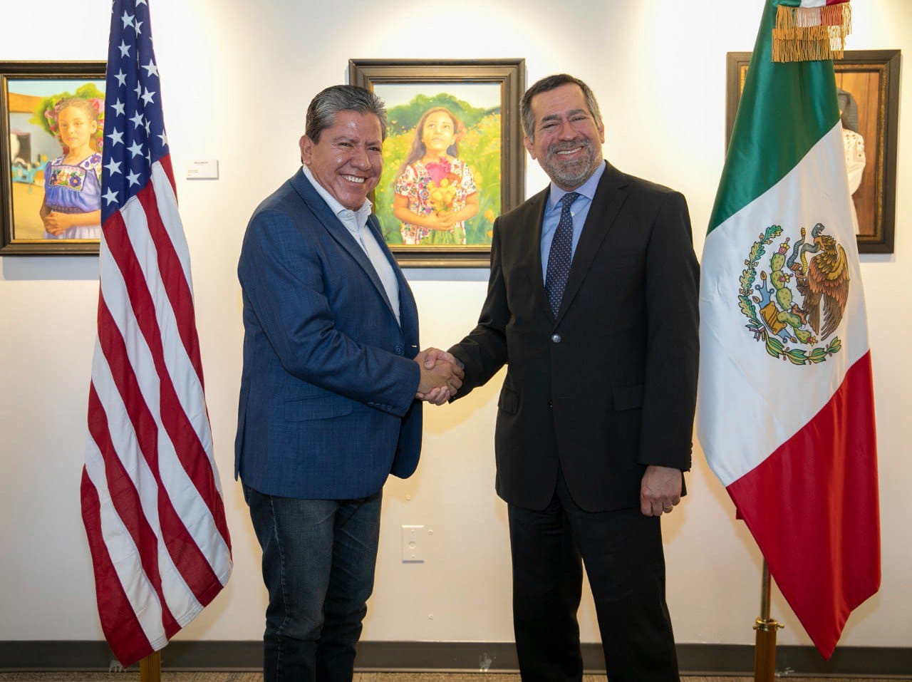 Acude Gobernador David Monreal Ávila al Consulado de México en Utah