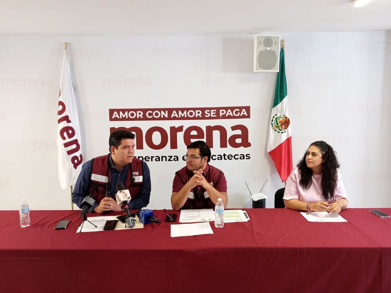 EXHORTA MORENA ZACATECAS A ACTORES POLÍTICOS A ACTUAR CON RESPONSABILIDAD Y ÉTICA POLÍTICA