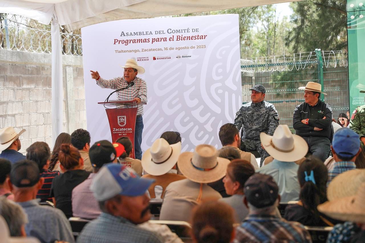 Continúa conformación de comités de Programas para el Bienestar en Tlaltenango, Tepetongo y Tepechitlán