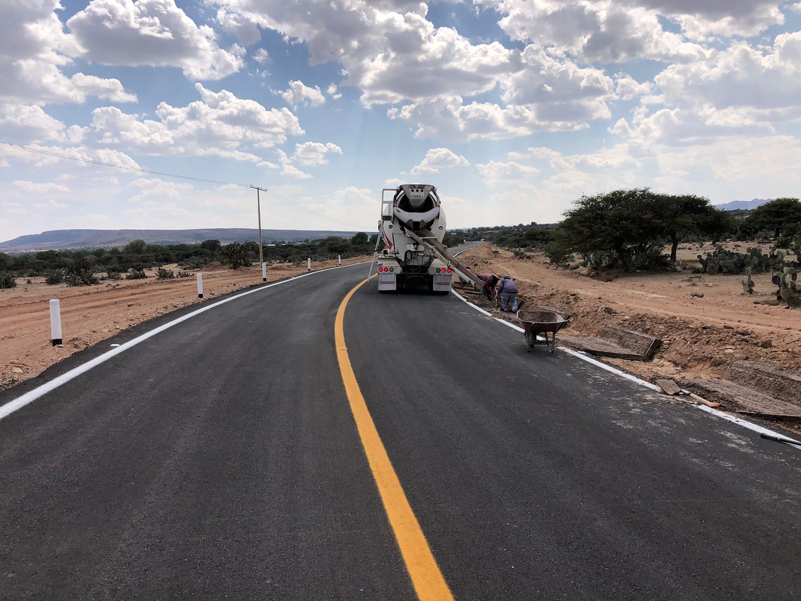 Invierte Gobierno de Zacatecas más de 25.3 mdp en infraestructura carretera, en Pinos