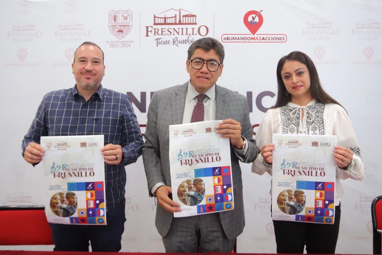 CONVOCAN A NIÑOS A FORMAR
CORO INFANTIL DE FRESNILLO