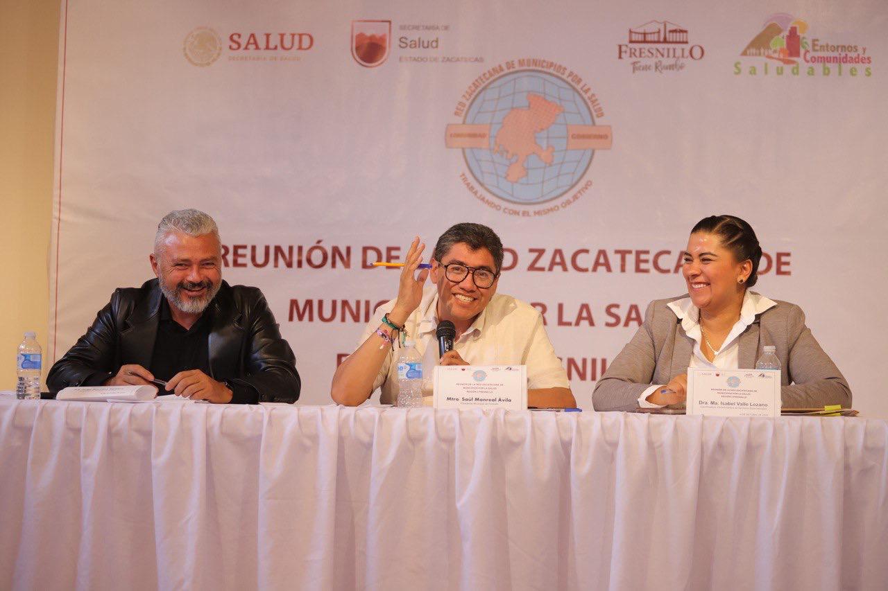 FRESNILLO ES SEDE DE REUNIÓNDE MUNICIPIOS POR LA SALUD