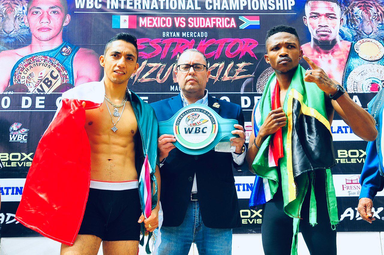CUMPLEN BOXEADORES CONPESAJE ANTE FRESNILLENSES