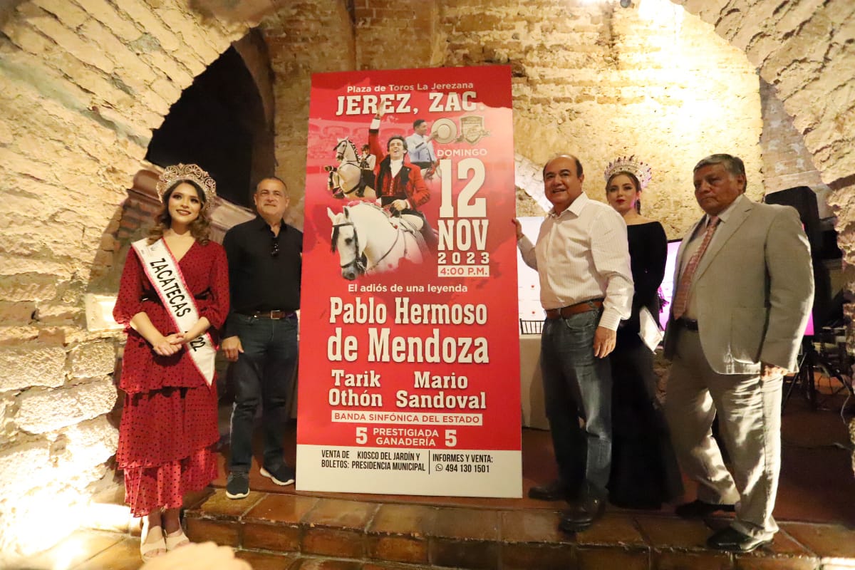 EL REJONEADOR PABLO HERMOSO DE MENDOZA SE DESPEDIRÁ DE LA AFICIÓN ZACATECANA EN EL PUEBLO MÁGICO DE JEREZ