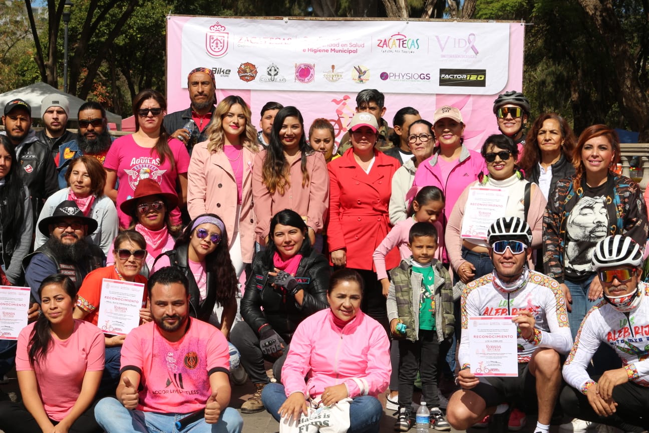 REALIZAN CON GRAN ÉXITO LA RODADA CON CAUSA, POR MÍ, POR ELLAS, POR TODAS