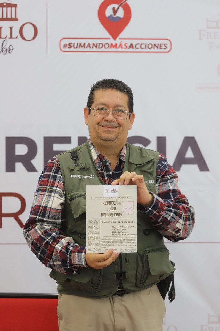 FRESNILLO OFRECE A REPORTEROS CURSO-TALLER DE REDACCIÓN