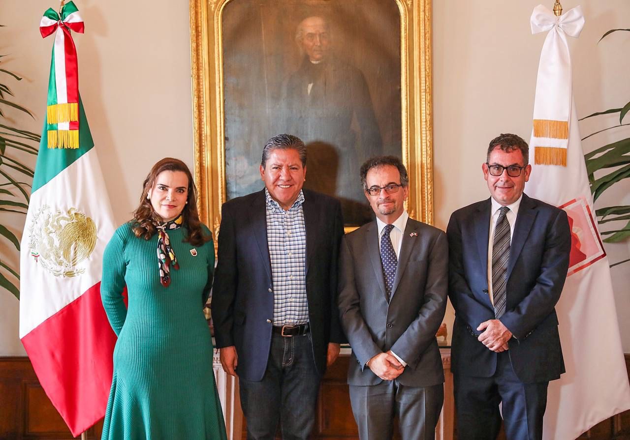 Sostiene Gobernador David Monreal Ávila encuentro con Embajador del Reino Unido en México, Jon Benjamin