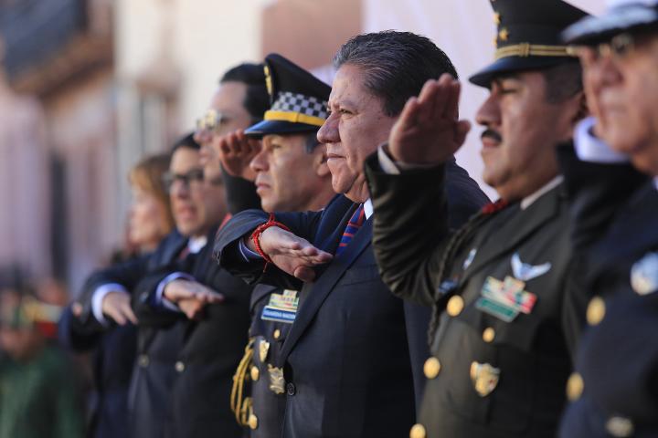 Encabezan Gobernador David Monreal Ávila y Comandante de la 11 Zona militar la imposición de ascensos 2023