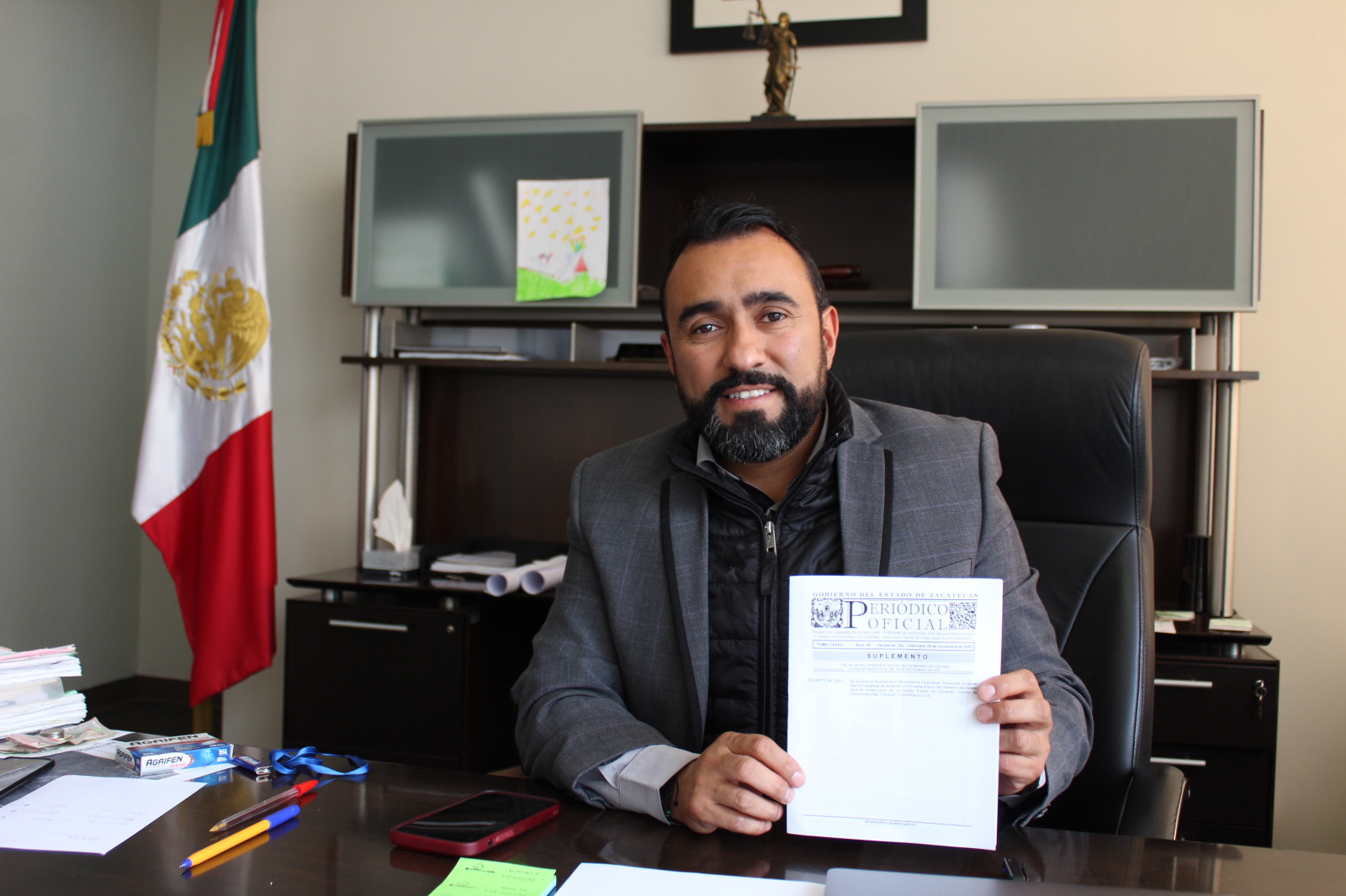 Publica Periódico Oficial Decreto de Enajenación bajo modalidad de Donación de una parte del Cerro de San Simón a Gobierno del Estado