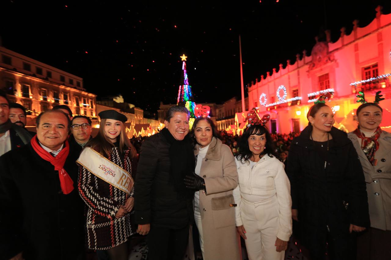 Se ilumina Zacatecas con Festival de Navidad “Celebremos con Alegría”