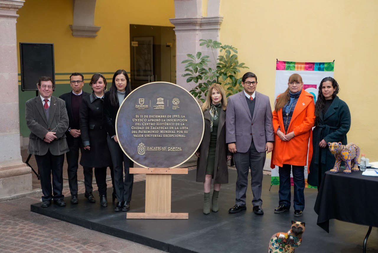 PRESENTAN PROGRAMA POR EL 30 ANIVERSARIO DE LA DENOMINACIÓN DEL CENTRO HISTÓRICO DE ZACATECAS COMO PATRIMONIO MUNDIAL