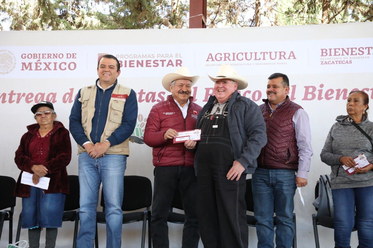 Reciben 540 agricultores de Miguel Auza apoyos del programa Producción para el Bienestar