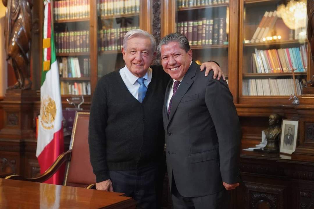 Gobernador David Monreal se reúne con el Presidente López Obrador; revisan avances en la universalización de la salud