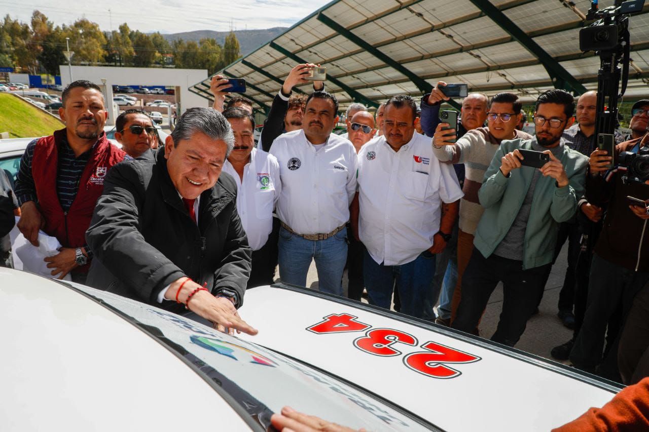 Taxistas respaldan al Gobernador David Monreal y se suman a la consolidación de la estrategia por la paz en Zacatecas