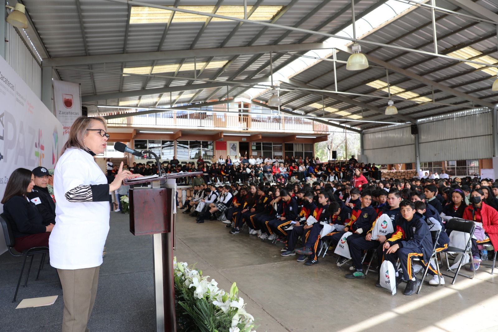 Escuelas de educación básica se suman a estrategia 2024 Año de la Paz en Zacatecas