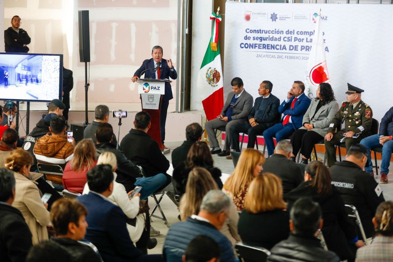 Nuevo C5, pasos firmes en consolidación de pacificación en Zacatecas: David Monreal Ávila