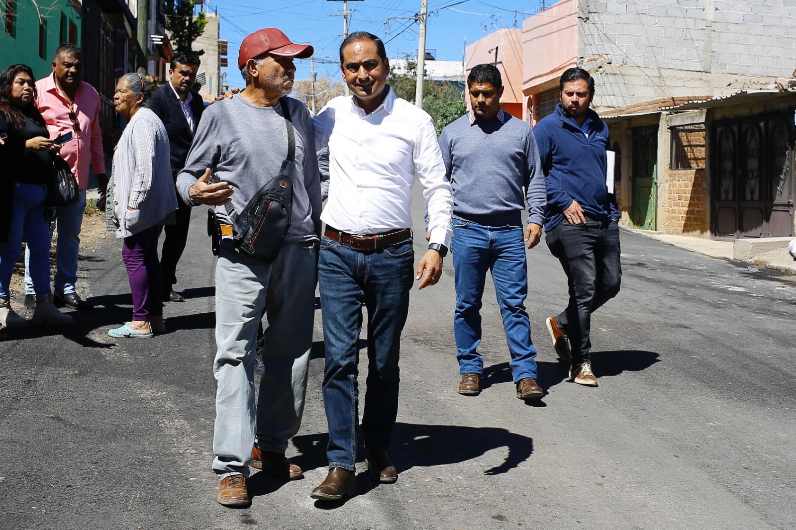 Trabajan David Monreal y Pepe Saldívar en la recuperación de calles y avenidas
